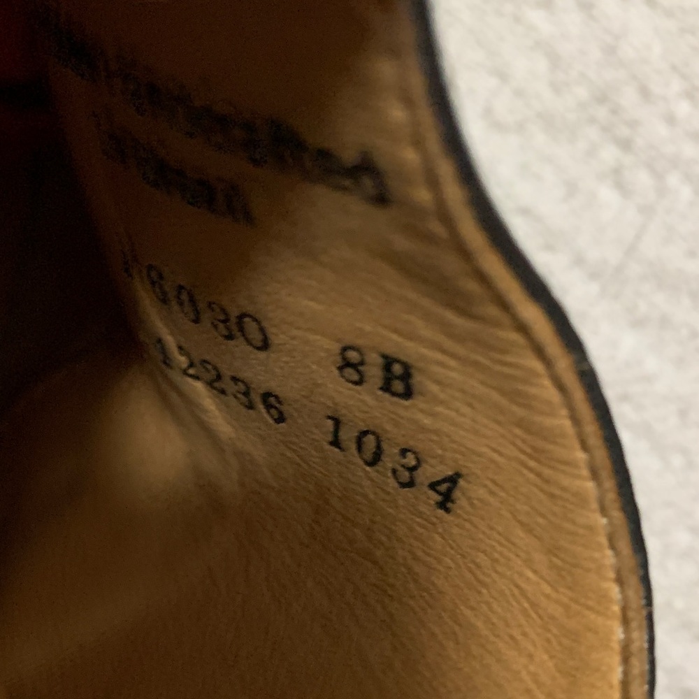 Black Embroidered Leather Mules by Spirituous - Picture 9 of 9